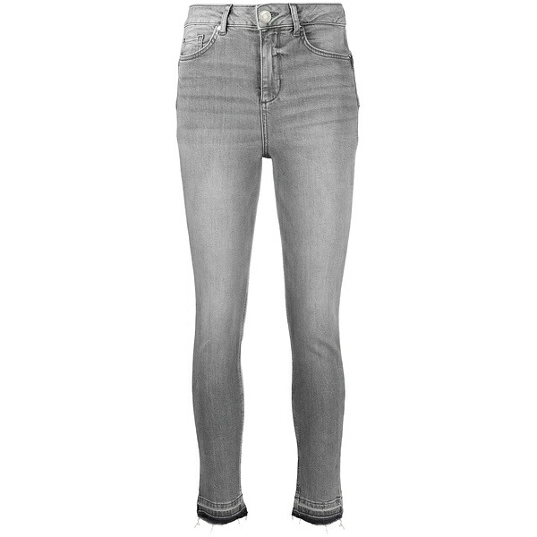 リュージョー レディース ジーンズズボン下 ボトムス Mid-rise skinny jeans  Grey