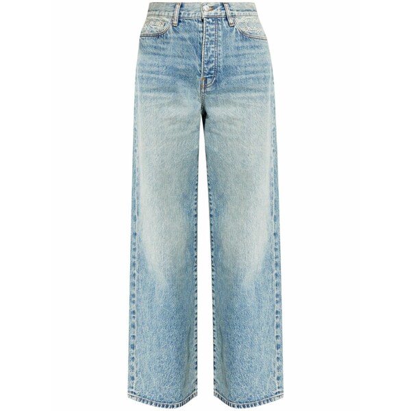 アミリ レディース ジーンズズボン下 ボトムス Wide-leg jeans  Blue