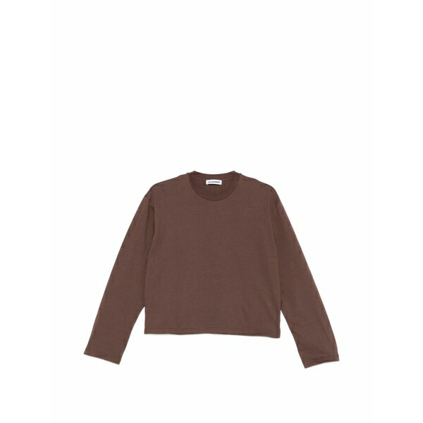 ジル・サンダー レディース ティーシャツ トップス Long-sleeve t-shirt Brown