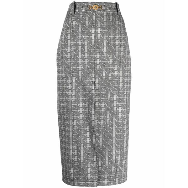 ジャンパトゥ レディース スコート ボトムス Jp monogram slit MIDI skirt Grey