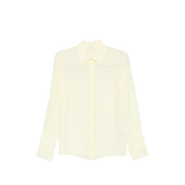 パトリツィア ペペ レディース プルオーバー トップス Crepe long-sleeve shirt Neutrals