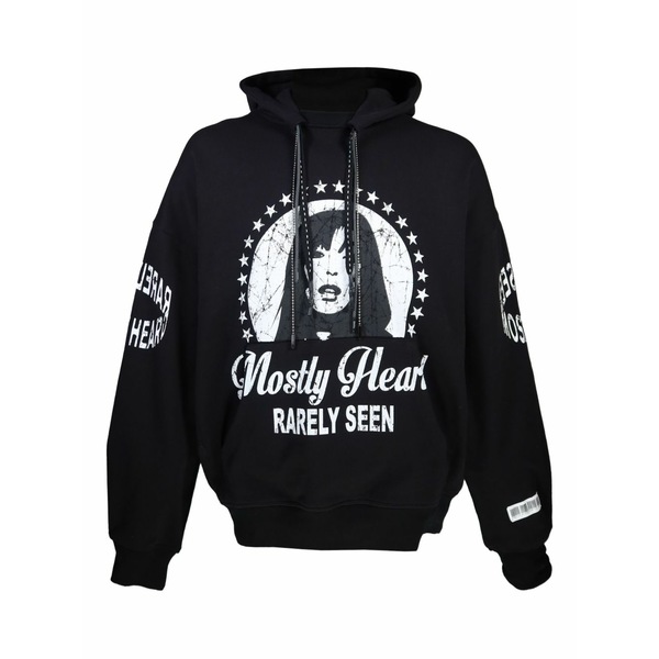 ミストリーハードレアリシーン メンズ パーカー・スウェットシャツ アウター Paramount graphic-print hoodie Black