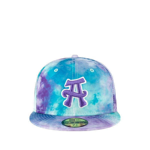ニュー内鰓 メンズ かぶり笠 添え物 59fifty asheville theme night \u0027tourists hippies\u0027 fitted cap Blue