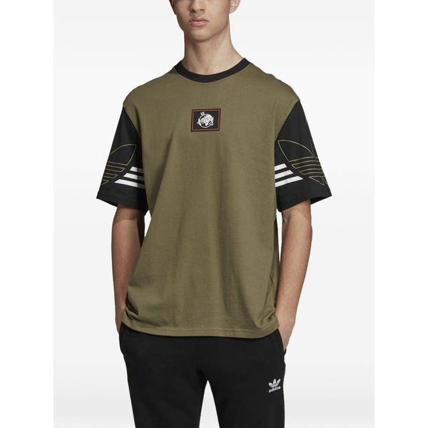 アディダス メンズ ティーシャツ トップス Stormzy sprt t-shirt Green