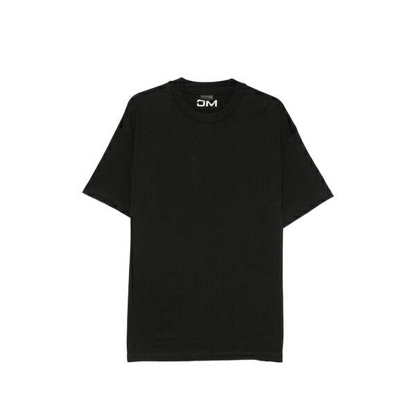 マイケル 電話を掛ける メンズ ティーシャツ トップス Logo-embossed t-shirt Black