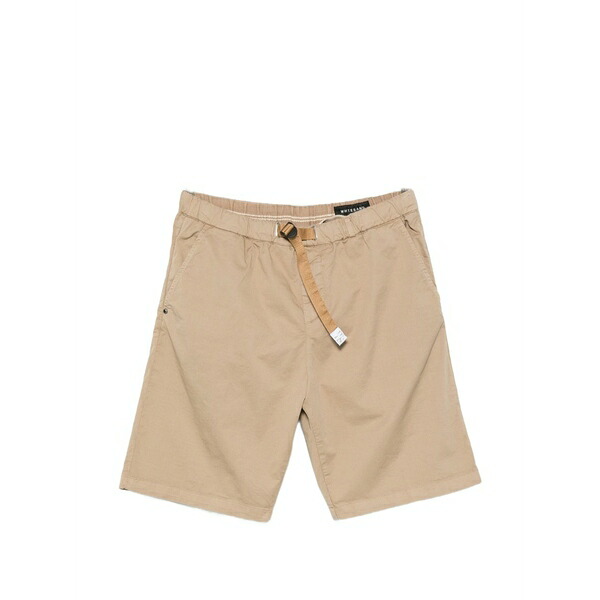 白いこと真砂 メンズ 心地好いズボン下 ボトムス Kevin nf belted pleated shorts Neutrals