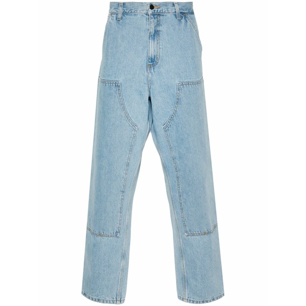 鉄道車両ハート型 メンズ 心地よいズボン下 ボトムス Double knee trousers Blue