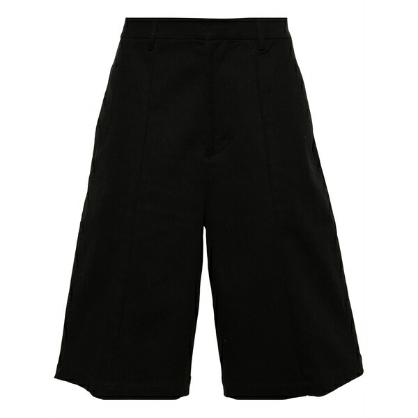 ニールバレット メンズ 心地好いズボン下 ボトムス Mid-rise cotton chino shorts Black