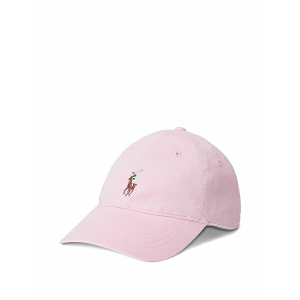 ラルフローレン レディース 鳥打ち帽 付属物 Pony-embroidered cap Pink