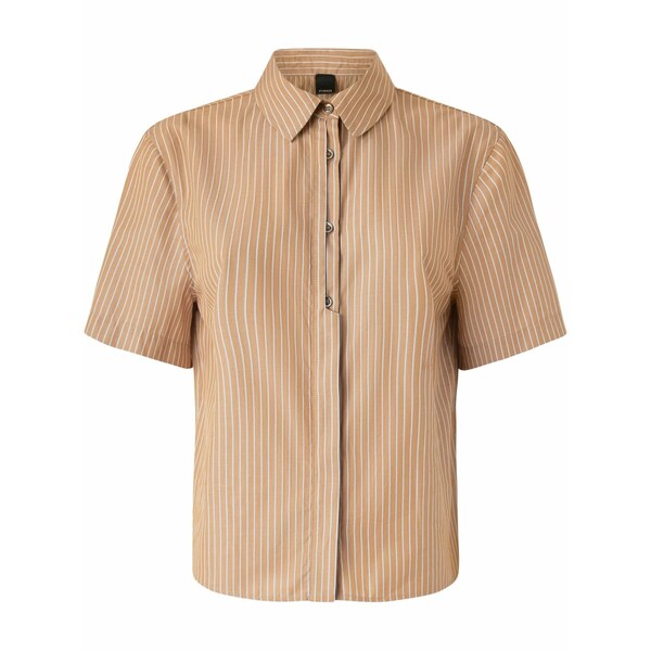 ピンコ レディース プルオーバー トップス Striped shirt Brown