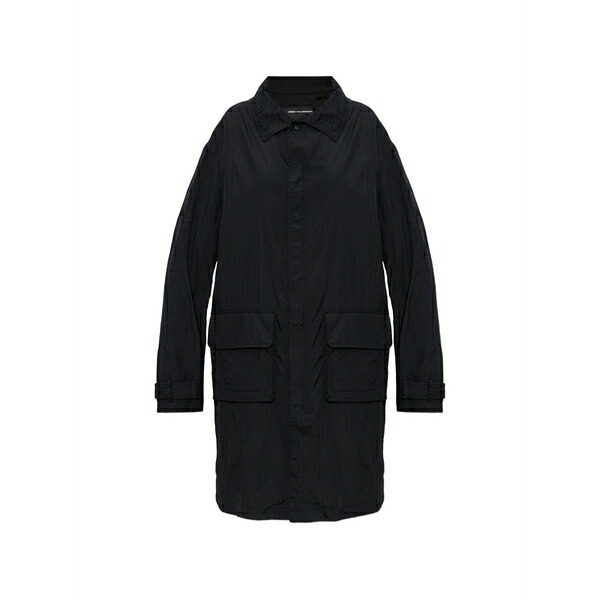 ワイスロバート・エドワード・リー メンズ 厚地の外套 アウター Flap-pocket jacket Black