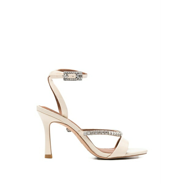 カートジェイガーロンドン レディース サンダル シューズ Crystal-embellished buckle-fastening sandals Neutrals