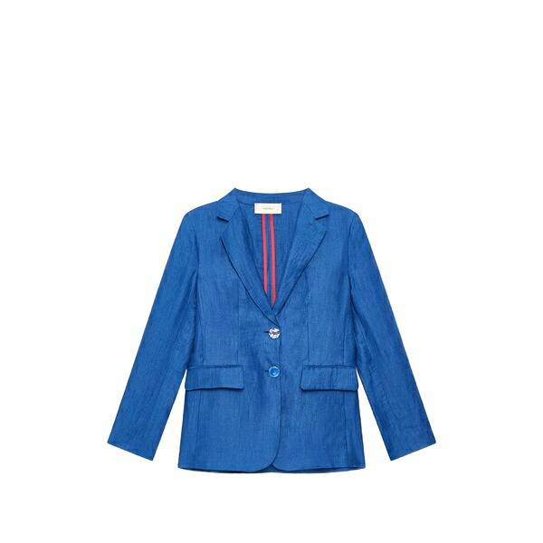 マリパルミ レディース 上衣＆上衣 アウター Jacquard blazer Blue