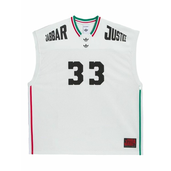 アディダス メンズ カットソー トップス Jabbar bball \"willy chavarria - off white/black\"" tank top  White"