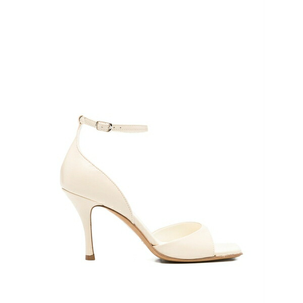 グリエルモ ロッタ レディース サンダル シューズ Ankle-strap sandals Neutrals