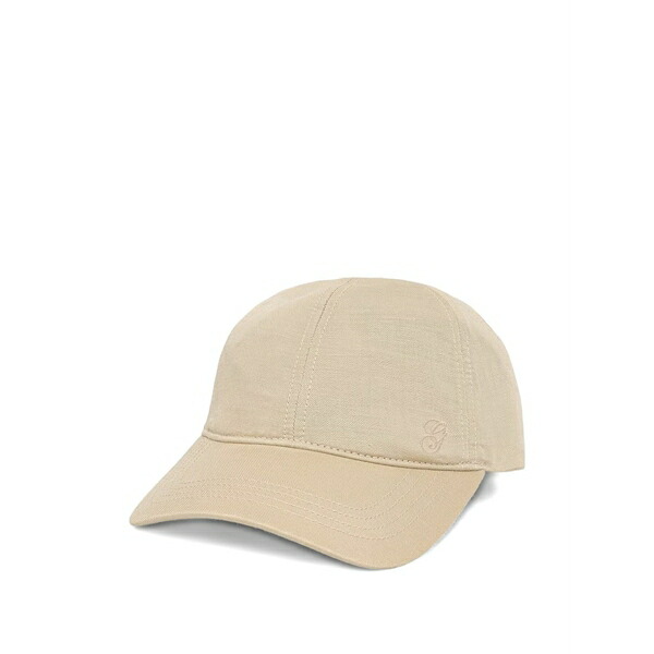 ガント レディース 鳥打ち帽 付属物 Embroidered-logo baseball cap Neutrals