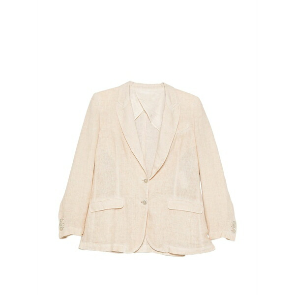 １２０％リノ レディース 上衣＆上衣 アウター Single-breasted blazer Neutrals