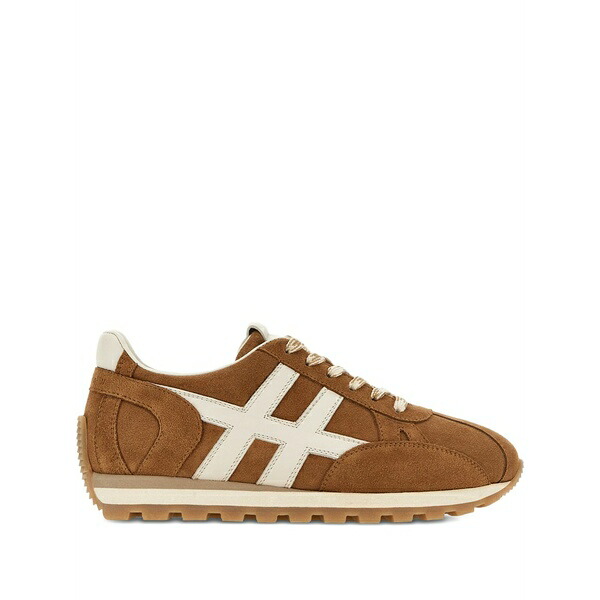 ホー火器 レディース スニーカー シューズ H671 86er suede sneakers Brown