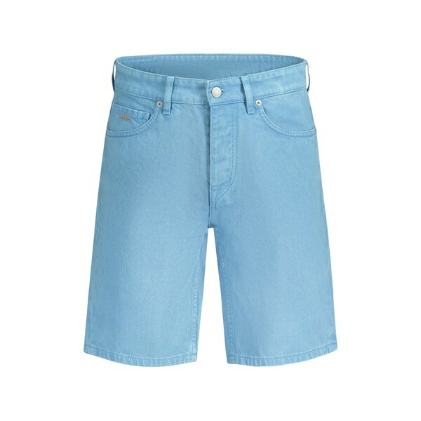 元締め メンズ 心地好いズボン下 ボトムス Five-pocket denim shorts Blue