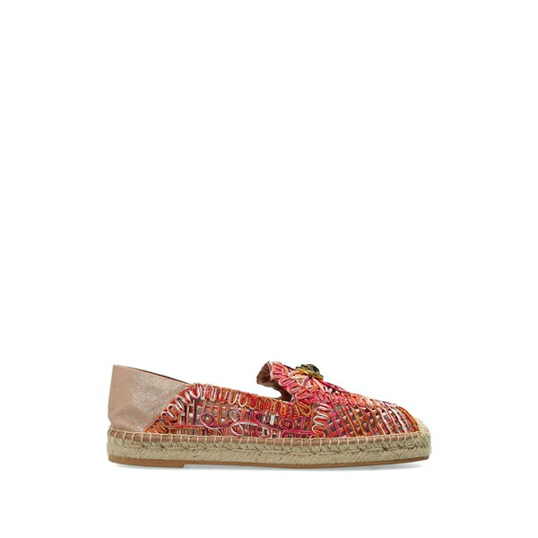 カートジェイガーロンドン レディース サンダル シューズ Woven logo-plaque espadrilles Pink
