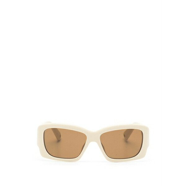 ジャクエムス メンズ サングラス・アイウェア 添え物 Rectangle-frame sunglasses Neutrals