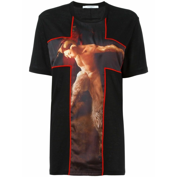 ジバンシー レディース ティーシャツ トップス Fauno print t-shirt Black