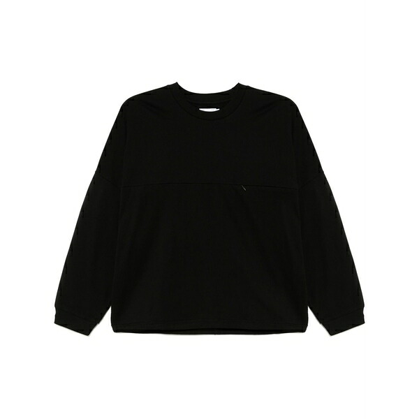 イズエ メンズ プルオーバー トップス Cotton t-shirt Black
