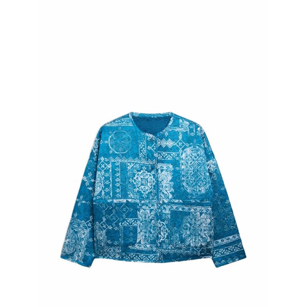 モモン レディース 上衣＆上衣 アウター Gelsomino jacket Blue