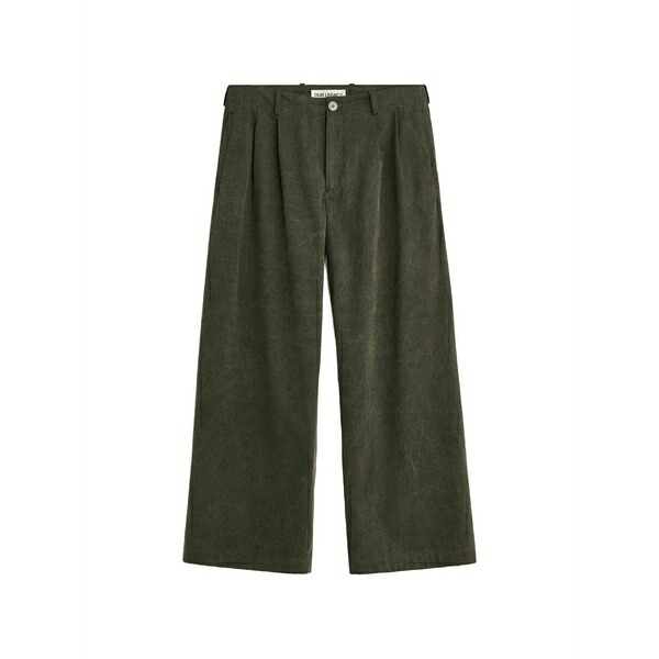アワーレガシー メンズ 心地よいズボン下 ボトムス Pleated wide-leg trousers Grey