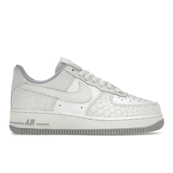 Nike ナイキ レディース スニーカー 【Nike Air Force 1 Low '07 White Python (Women's)】 サイズ US_W_12.5 Summit White/Summit White-Sail-Wolf Grey|asty
