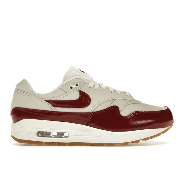 Nike ナイキ レディース スニーカー  【Nike Air Max 1 LX Team Red (Women\u0027s)】  大きさ US_W_14.5 Sail/Sail/Gum Light Brown/Team Red
