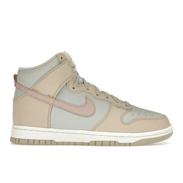 Nike ナイキ レディース スニーカー 【Nike Dunk High Sanddrift Pink Oxford (Women's)】 サイズ US_7(24.0cm) Sanddrift/Light Silver/Sail/Pink Oxford｜asty