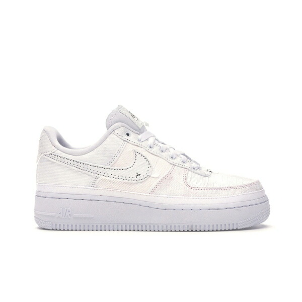 Nike ナイキ レディース スニーカー  【Nike Air Force 1 LX Reveal Black Swoosh (Women\u0027s)】  大きさ US_7(24.0糎) White/White-Multi-Color