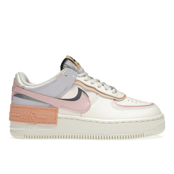 Nike ナイキ レディース スニーカー  【Nike Air Force 1 Low Shadow Sail Pink Glaze (Women\u0027s)】  大きさ US_W_11 Sail/Orange Chalk/Dark Obsidian/Pink Glaze