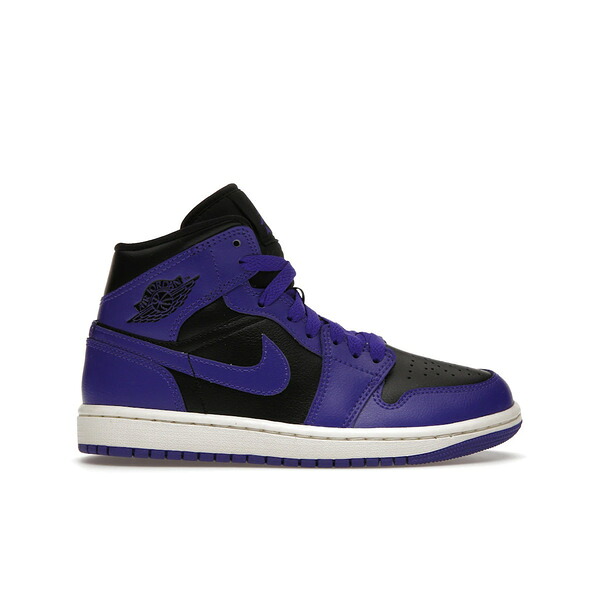 Jordan ジョーダン レディース スニーカー  【Jordan 1 Mid Purple Black (Women\u0027s)】  大きさ US_8.5(25.5珊) Black/Dark Concord-Sail
