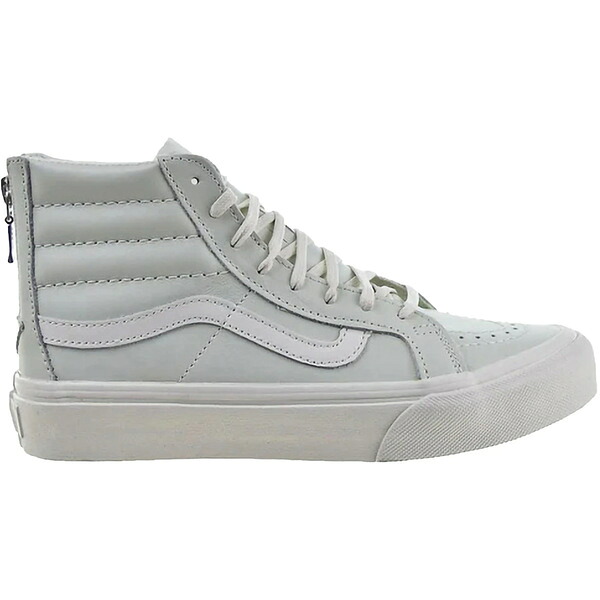 Vans バンズ レディース スニーカー 【Vans Sk8-Hi Slim Zip Leather Zephyr Blue (Women's)】 サイズ US_7(24.0cm) Zephyr Blue|asty