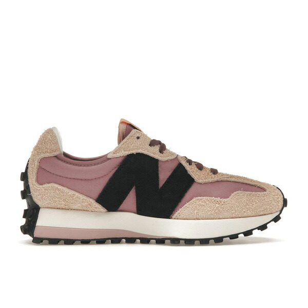 New Balance ニューバランス レディース スニーカー 【New Balance 327 White Black Pink (Women's)】 サイズ US_8(25.0cm) White/Black/Pink|asty