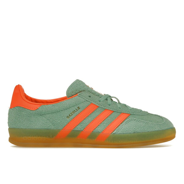 adidas アディダス レディース スニーカー 【adidas Gazelle Indoor Pulse Mint (Women's)】 サイズ US_6(23.0cm) Pulse Mint/Orange/Gum|asty