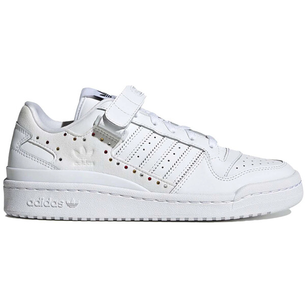 adidas アディダス レディース スニーカー 【adidas Forum Low Swarovski White Multi Color (Women's)】 サイズ US_8(25.0cm) Cloud White/Cloud White/Core Black|asty