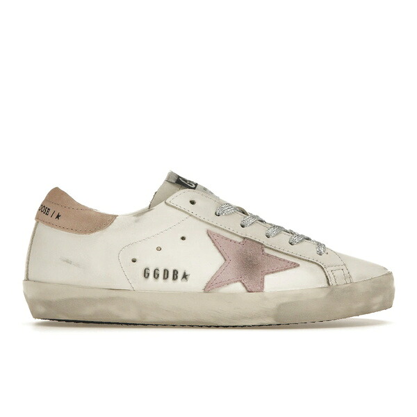 Golden Goose ゴールデングース レディース スニーカー 【Golden Goose Super-Star White Antique Pink (Women's)】 サイズ US_5(22.0cm) Optic White/Antique Pink/Nougat｜asty