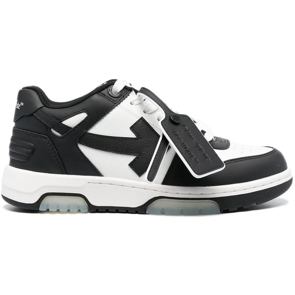 OFF-WHITE 象牙色 レディース スニーカー  【OFF-WHITE Out Of Office Low White Black (Women\u0027s)】  大きさ US_9.5(26.5糎) White/Black