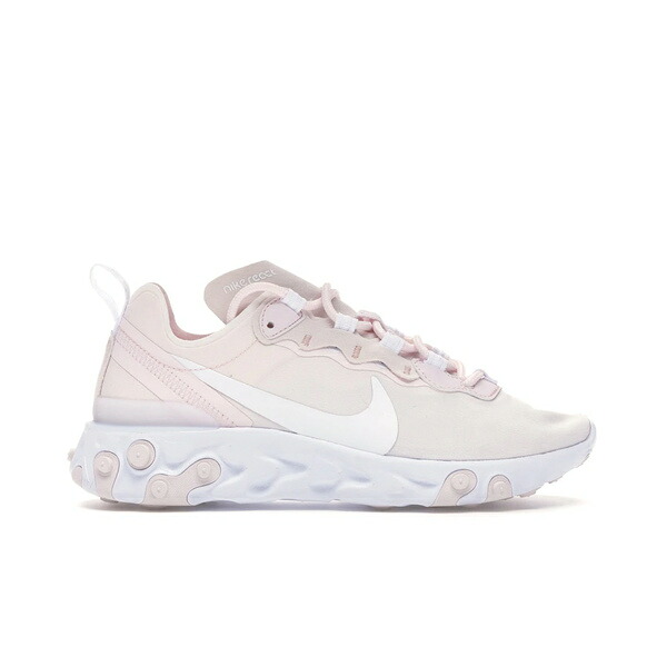 Nike ナイキ レディース スニーカー 【Nike React Element 55 Pale Pink (Women's)】 サイズ US_6.5(23.5cm) Pale Pink/White-Pale Pink-White｜asty