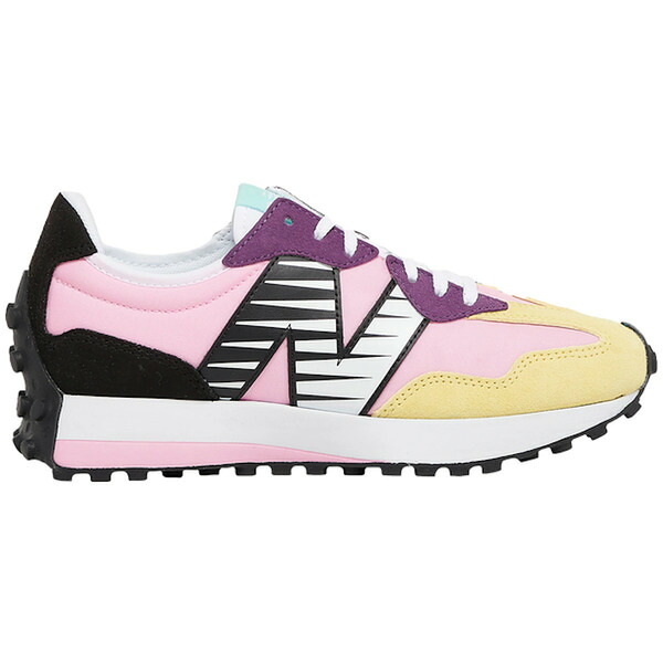 New Balance ニュー平衡にする レディース スニーカー  【New Balance 327 NB Collective Pink (Women\u0027s)】  大きさ US_7(24.0糎) Pink/Yellow