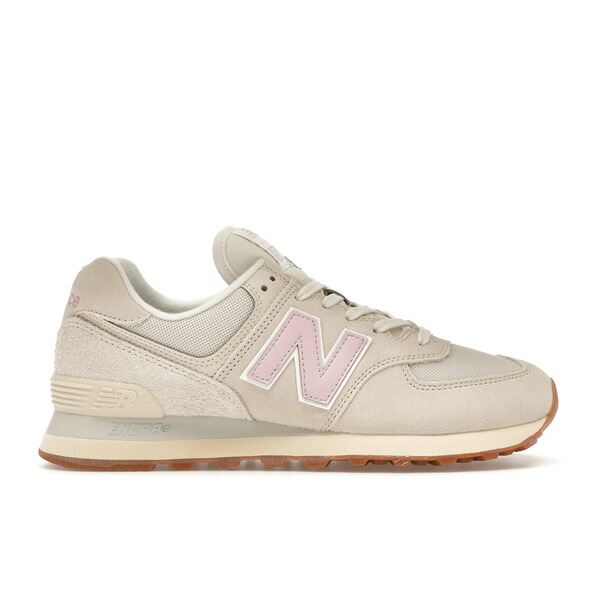 New Balance ニュー平衡にする レディース スニーカー  【New Balance 574 Linen Century Pink Gum (Women\u0027s)】  大きさ US_8(25.0糎) Linen/Century Pink/Sea Salt