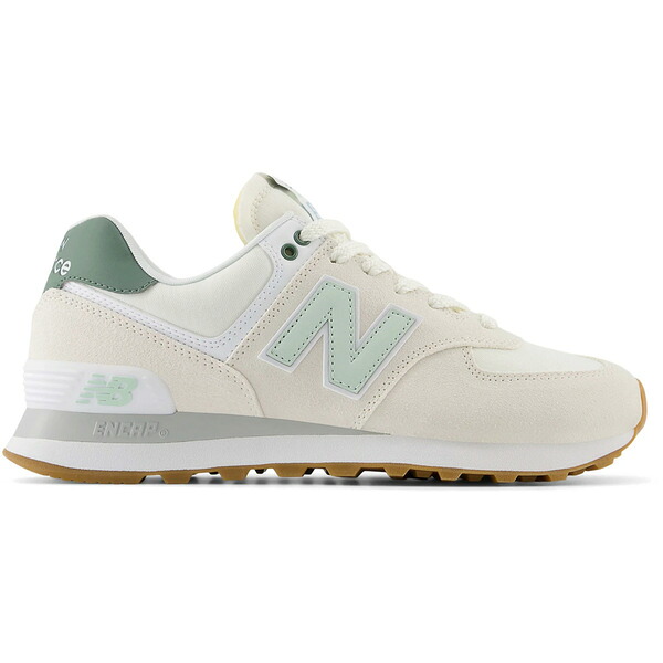 New Balance ニュー平衡にする レディース スニーカー  【New Balance 574 Sea Salt New Spruce (Women\u0027s)】  大きさ US_6(23.0糎) Sea Salt/New Spruce