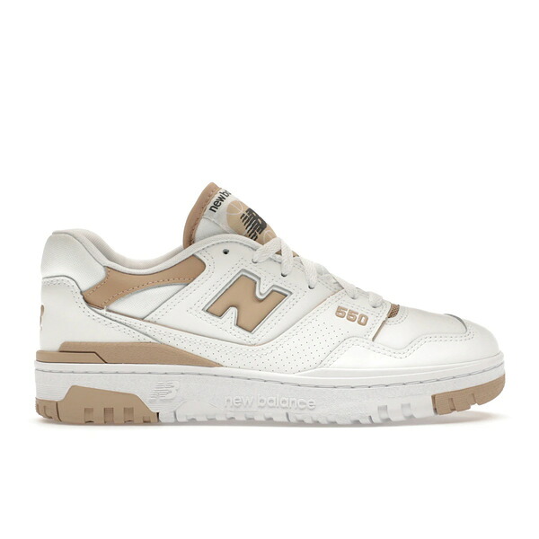 New Balance ニュー平衡にする レディース スニーカー  【New Balance 550 White Incense (Women\u0027s)】  大きさ US_6(23.0糎) White/Incense