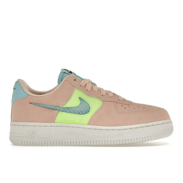 Nike ナイキ レディース スニーカー 【Nike Air Force 1 Low Washed Coral Ghost Green (Women's)】 サイズ US_9.5(26.5cm) Washed Coral/Ghost Green-Black-Oracle Aqua|asty