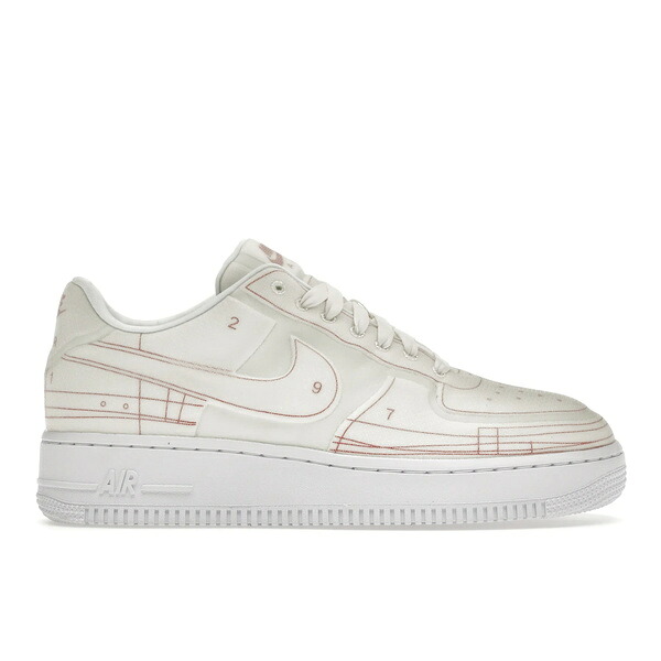 Nike ナイキ レディース スニーカー 【Nike Air Force 1 Low '07 LX Blueprint Summit White (Women's)】 サイズ US_W_10 Summit White/Summit White-University Red|asty