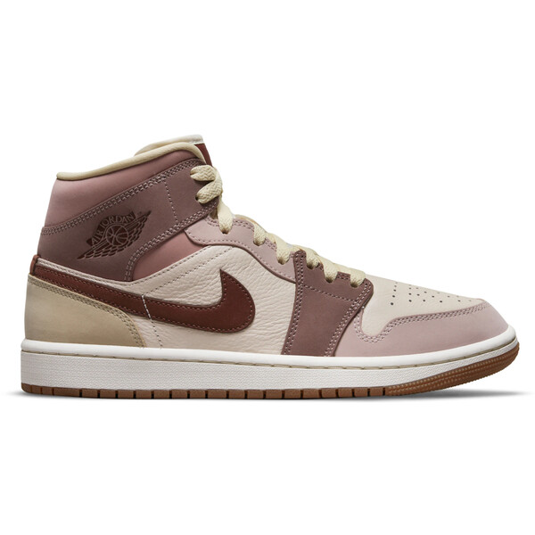 Jordan ジョーダン レディース スニーカー 【Jordan 1 Mid SE Dark Pony Smoky Mauve (Women's)】 サイズ US_W_10.5 Barely Orange/Dark Pony-Pale Ivory-Smokey Mauve-Rosewood Grain|asty