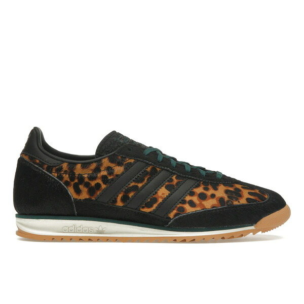 adidas アディダス レディース スニーカー 【adidas SL 72 OG Leopard Print Collegiate Green (Women's)】 サイズ US_W_10 Core Black/Off White/Collegiate Green|asty